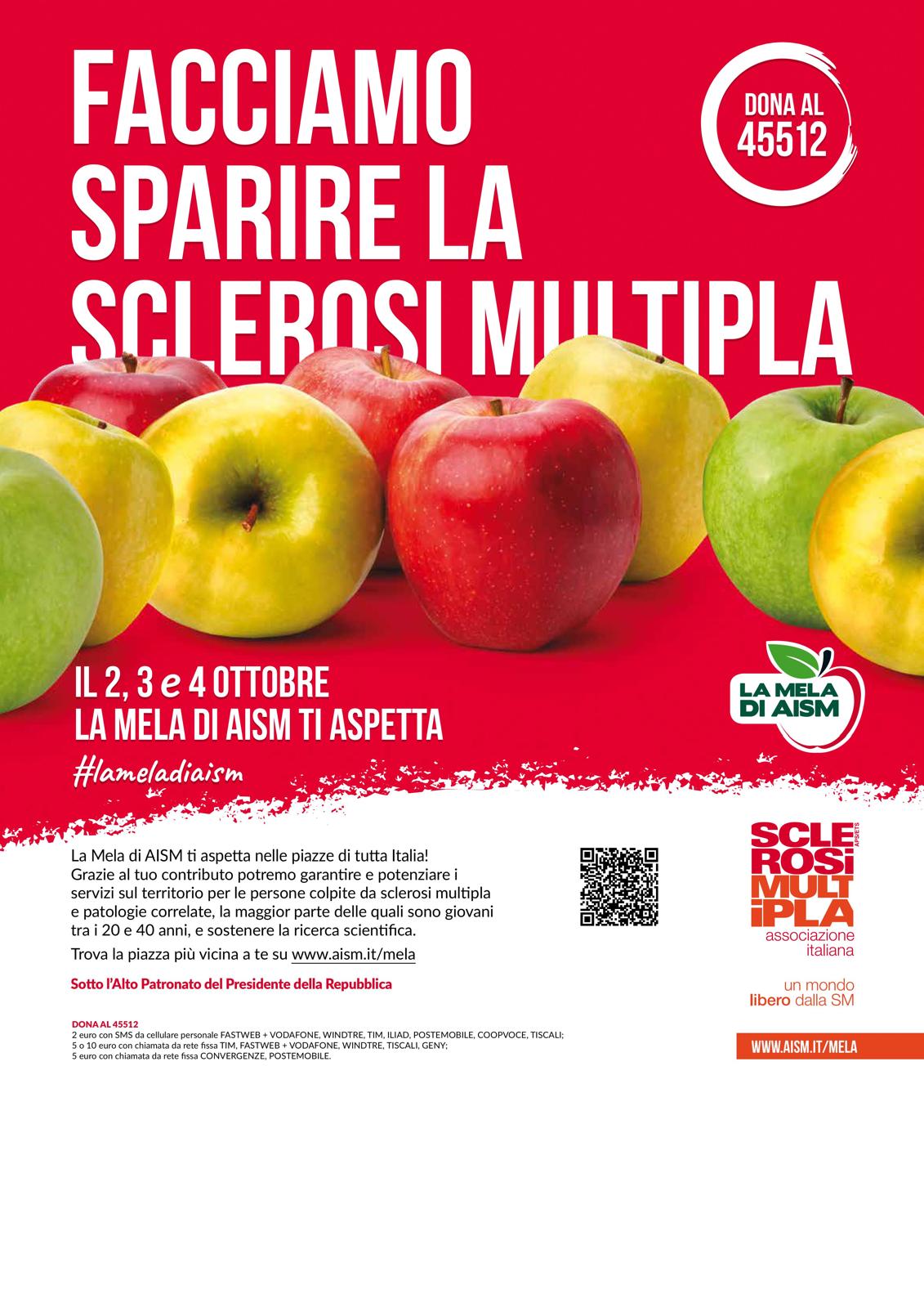 Il nostro Istituto aderisce all’iniziativa di solidarietà “La Mela di AISM